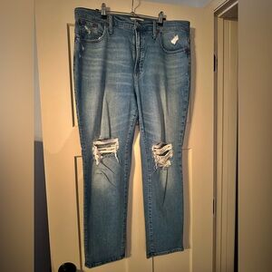 Madewell Women's Straight Leg Jeans - Blue